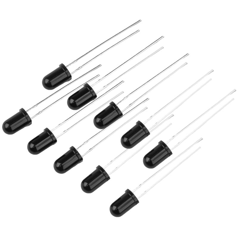 FORITO 2 Sets 50Pcs LEDs Infrared Emitter and IR Receiver Diode 5mm 940nm Infrared Emission and Receiver Diode(100Pcs in Total)[Light Emitting diodes (LEDs)] - Image 5